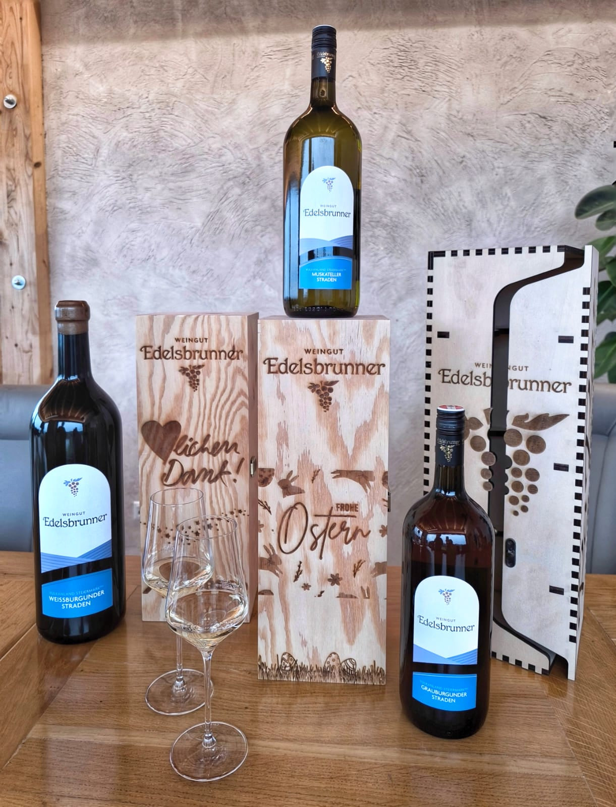 Personalisierte Doppelmagnum-Weinkiste